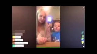 Внимание! Дарья Пынзарь в Перископе с сыном! Первый выход в эфир(часть 2)