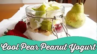 Cool Pear Peanut Yogurt | Yogurt for Summer