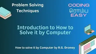 Understanding the fundamentals of computer solving techniques explained in Tamil