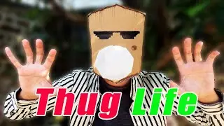 DIY Chemical Gas Mask style Thug Life - Awesome Biological Mask from Cardboard