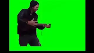Guitar playing green screen