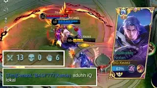 GLOBAL NOLAN 13 KILL TANPA MATI! GENDONG KARRIE, NOLAN BUILD TERSAKIT SEKALI COMBO HILANG