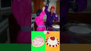 Ice cream challenge! Strawberry cake vs marshmallow 