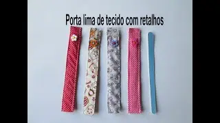 Porta lixa de unhas muito fácil lembracinha nail file holder