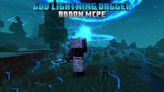 God Lightning Dagger | Addon MCPE 1.21