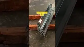 Making of angle steel