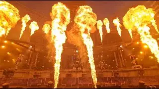 Rammstein  -  Sonne,  Olympiastadion Berlin, am 18.07.23,  aus der ersten Reihe der 