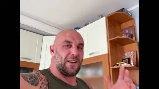 VLOG / Тренируюсь дома / Остался на хозяйстве с детьми