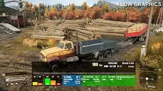 SnowRunner - i7 7700K - GTX 1060 6GB - Test Gameplay Low & Ultra Settings