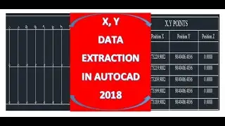 How to Extract X, Y Data  in AutoCAD 2018🔥🔥🔥