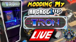 Arcade1Up Tron Mod | PC Mod to Play More Games | LIVE Modding (The Next Level ep 37)