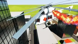 Lego Helicopters Falls Crashes | Brick Rigs