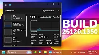 New Windows 11 Build 26120.1350 – New Start Menu All Apps Section, New Task Manager and Fixes (Dev)