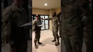 He got in the drill sergeants face 😳 