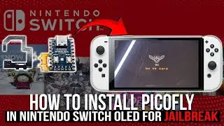 How to install picofly Rp2040 in nintendo Switch Oled model on the latest version 😀