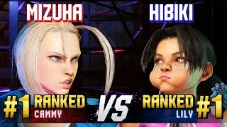 SF6 ▰ MIZUHA (#1 Ranked Cammy) vs HIBIKI (#1 Ranked Lily) ▰ High Level Gameplay