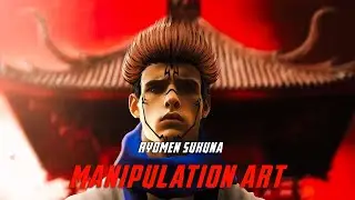 Begini cara saya edit RYOMEN SUKUNA photo manipulation di ibispaintx