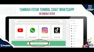 Cara Menambahkan Fitur Tombol Chat Whatsapp di Google Sites || Pawang DesainIT