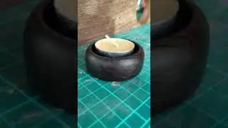 Wenge candlestick