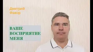 Ваше восприятие меня