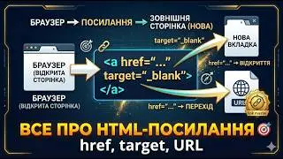 [UKR-3] - Як створити посилання в HTML? Повний гайд: від href до target=