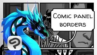 How to use comic panel tool in Clip Studio (REALLY SHORT AND EASY)