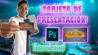 COMO CREAR TU TARJETA DE PRESENTACIÓN CON PHOTOSHOP - TUTORIAL (FÁCIL)