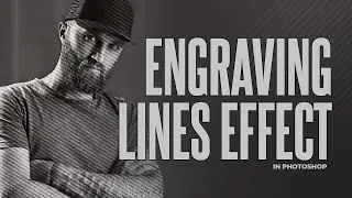 Engraving Lines Effect In Photoshop #photoshoptutorial