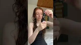 curly hair wash routine 👩‍🦰 #vlogs #routines #shorts