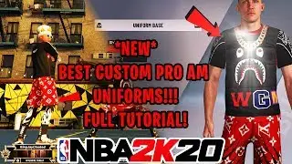 HOW TO MAKE BULLETPROOF VEST FOR NBA2K20 PRO UNIFORMS! BEST PRO AM JERSEYS UNLOCK COMMUNITY UPLOADS