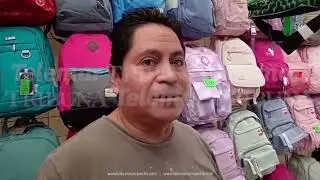 #CARMEN: COMERCIANTES REPORTAN BAJAS VENTAS EN LA "FERIA DEL REGRESO A CLASES"