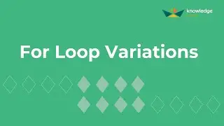 for Loop Variations | ICSE Computer Applications | Java & BlueJ