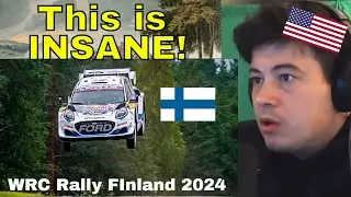 American Reacts Best of WRC Rally Finland 2024 | Crashes, Action and Raw Sound