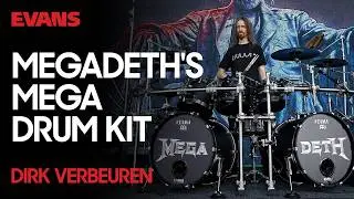 Dirk Verbeuren of Megadeth Gives a Tour of his Mega Drum Kit
