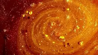 Orange Abstract Acrylic Art | VFX LIBRARY | Free Stock Footage