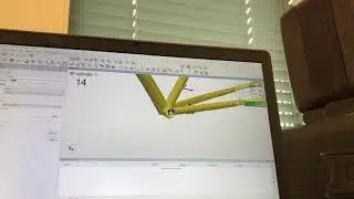 Probing the bracket of a bike frame