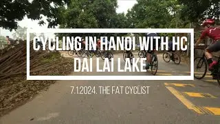 CYCLING IN HANOI WITH HANOI CYCLIST: DAI LAI LAKE. 7.1.2024. 4K RES 30FPS. GOPRO HERO 11.