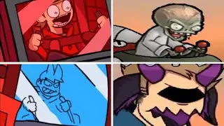 Friday Night Funkin' - Tordbot but everytime it's Tord turn a Different skin mod is used