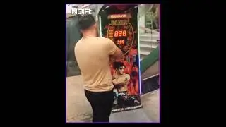 Punching bag machine highest score in every country #shorts #trending