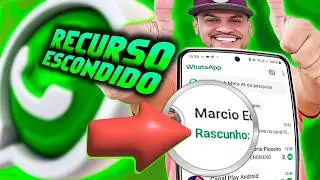 WHATSAPP LIBERA RECURSO ESCONDIDO: RASCUNHO NAS CONVERSAS