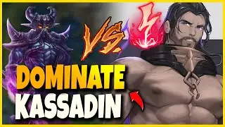 HOW TO DESTROY KASSADIN EARLY|  RANK 1 SYLAS LANING