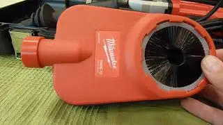 Milwaukee PHDE72 dust removal system
