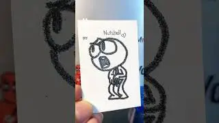 How to draw Nutshell easy step by step with glitter #nutshell #glitter #howtodraw