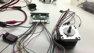 5Phase Vexta Stepper Control using Radio Remote  RC Remote