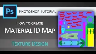 Game Asset BattleStick Material ID in Photoshop tutorial