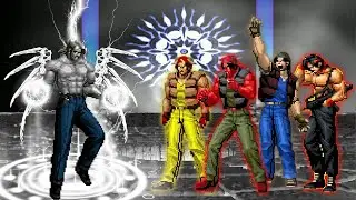 [Mugen KOF] Armored Rugal vs Ralf Team