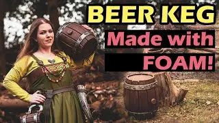 Crafting a BEER KEG BAG with EVA foam for cosplay or LARP - propmaking tutorial