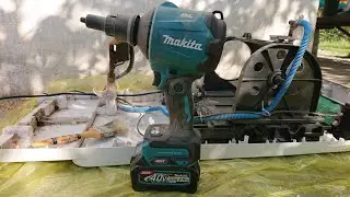 Use Makita 40V Dust Blower AS001G Clean Cooler Fan