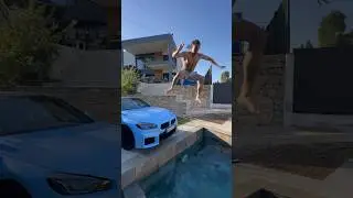 BMW m2 trampoline 