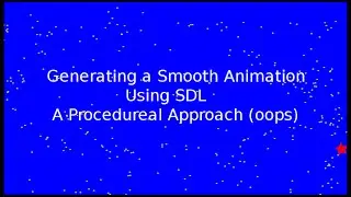 A smooth animation using SDL